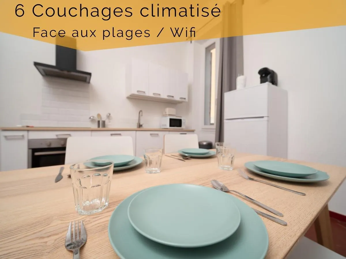 Appartement 4 Couchages Bord De Mer Pointe Rouge Marsilya 0*,